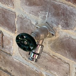 New outdoor hose spigot New outdoor hose spigot