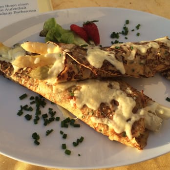 Brauhaus Barbarossa - Spargel im Pfannkuchen - Gastropubs Near Me - Schöllkrippen, BY Brauhaus Barbarossa - Spargel im Pfannkuchen - Gastropubs Near Me - Schöllkrippen, BY