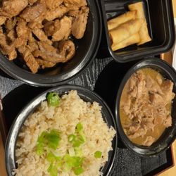 PinoyKabayan Filipino Asian Cuisine - Lumpia, chicken adobo, bbq pork, garlic rice
