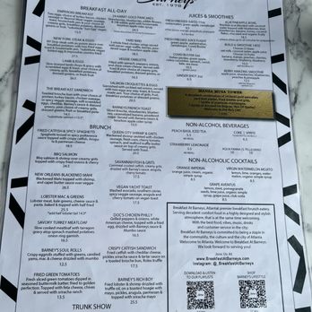 Breakfast At Barneys - Menu - Breakfast & Brunch Near Me - Atlanta, Georgia Breakfast At Barneys - Menu - Breakfast & Brunch Near Me - Atlanta, Georgia