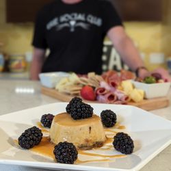 Erie Social Club - Dark Chocolate Brownie Flan