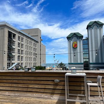 Harvest - a view of a city from a rooftop bar - American Near Me - Virginia Beach, Virginia
