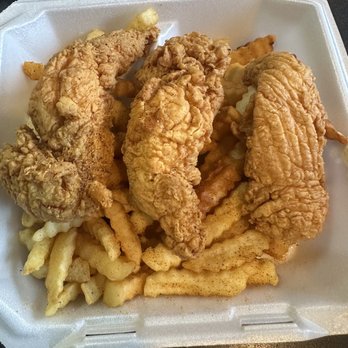 Hot Food Express - Chicken Tenders with fries - New American Near Me - Lafayette, Louisiana