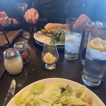 Trevor's - Cesear for me and Caprese sandwhich  for our friend. - Pizza Near Me - Phoenix, Arizona