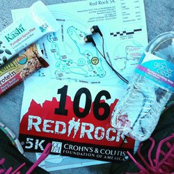 CCFA Red Rock 5K - Race day stuff