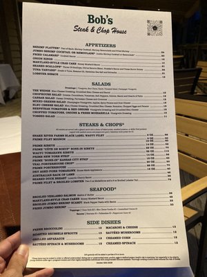 Menu photo 4 Bob's Steak & Chop House - Amelia Island Fernandina Beach, FL Menu photo 4 Bob's Steak & Chop House - Amelia Island Fernandina Beach, FL