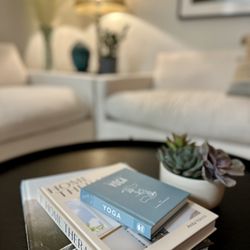 Space Massage Studio - Midtown - Mindful reading material at the new 2nd location of Space Massage Studio - Midtown (in the Brookstone office complex).