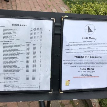 The Pelican Inn - Menu - Hotels Near Me - Muir Beach, California The Pelican Inn - Menu - Hotels Near Me - Muir Beach, California