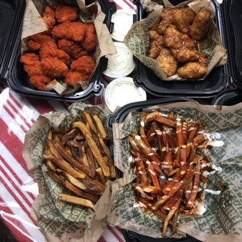 Wingstop - Boneless Buffalo fries , boneless Hawaiian . Regular fries and Buffalo fries - Chicken Wings Near Me - Rohnert Park, California Wingstop - Boneless Buffalo fries , boneless Hawaiian . Regular fries and Buffalo fries - Chicken Wings Near Me - Rohnert Park, California