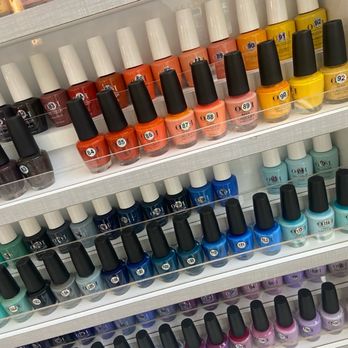 Inspire Nail Bar - Nail color choices (all numbered) - Nail Salons Near Me - College Park, Maryland