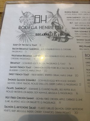 Menu photo 3 Bodega Henriette Toronto, ON