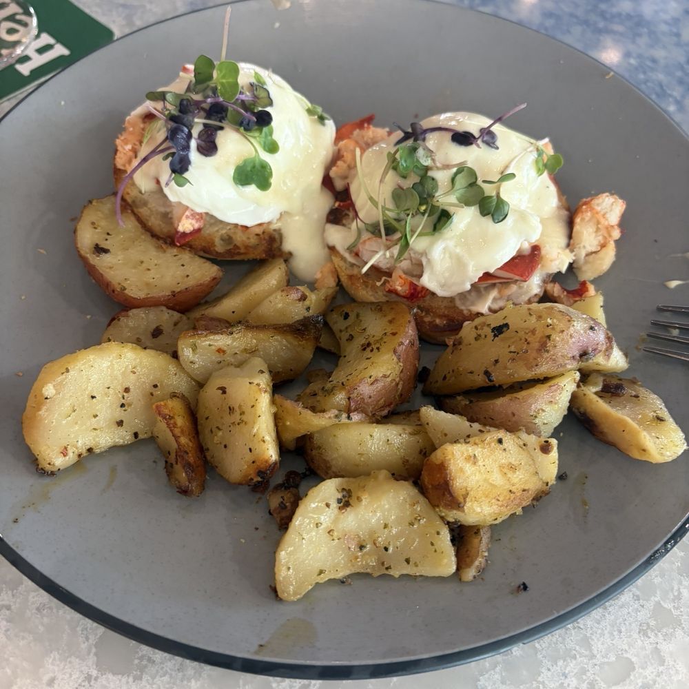Lobster and Brie Benedict
