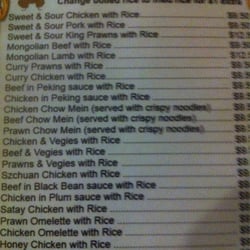 Hang Sing's Chinese Restaurant - Lunchtime special $9.50