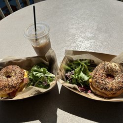 Cafe Cafe - Our delicious breakfast sandwiches!