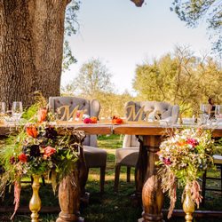 Rustic Charm Wedding & Event Rentals - Loved How Rustic Charm's dinning-ware and furniture enhanced our wedding day!
