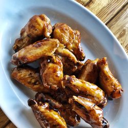 Portage Station Restaurant - Honey garlic chicken wings