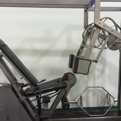 1950s leg press. Probably the last one left in the country.