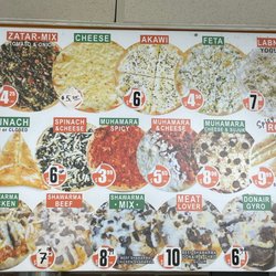 Al'deewan Halal Manakeesh Bakery & Pizza - Menu