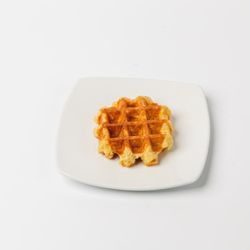 Taste of Belgium - The waffle. Respect the waffle. It all started with that little (but mighty) waffle. No syrup needed.