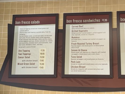 Menu photo 5 Bon Fresco Columbia, MD