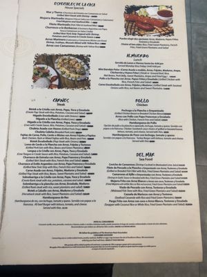 Menu photo 1 La Antioquena Pembroke Pines, FL