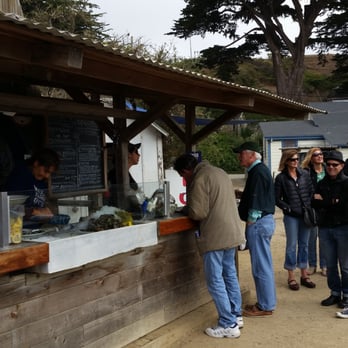 Hog Island Oyster - Can't complain about the line today. - Seafood Near Me - Marshall, California
