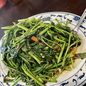 Pulau Pinang - Morning glory in Belecan sauce - Malaysian Near Me - Elmhurst, New York Pulau Pinang - Morning glory in Belecan sauce - Malaysian Near Me - Elmhurst, New York