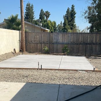 CESL Construction - Concrete base slab for storage shef - General Contractors Near Me