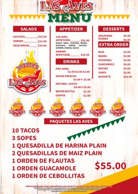Menu photo 3 Taqueria Las Aves Chowchilla, CA Menu photo 3 Taqueria Las Aves Chowchilla, CA