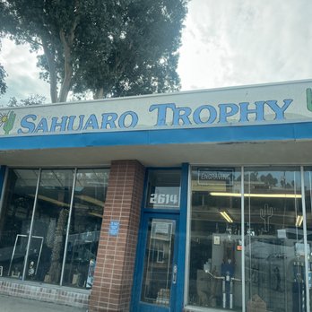 Sahuaro Trophy - Front Door - Engraving Near Me - Tucson, Arizona
