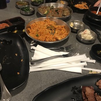 AYCE Gogi - VAN NUYS - Kimchi fried rice and japche - Korean Near Me - Van Nuys, California