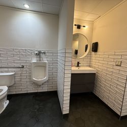 Java Burrito Company - Clean and modern restrooms!