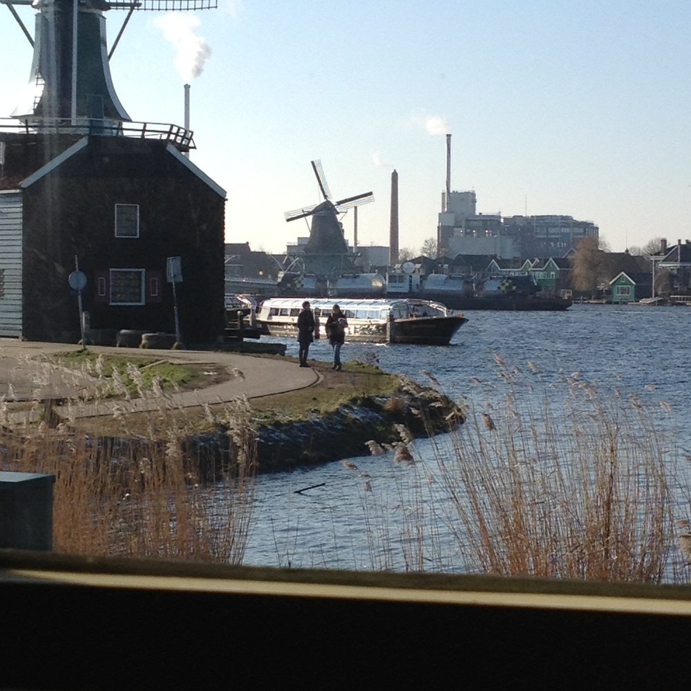 Zaans Gedaan - View of the ADM chocolate factory at the other side of the river. - Chocolatiers & Shops Near Me - Zaandam, New Hampshire