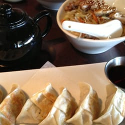 Ginza Sushi - Gyoza and chicken teriyaki bowl