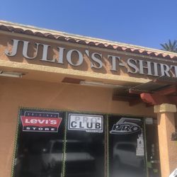Julio's T-Shirts - Outside front of store