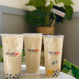 Classic Pearl Green Milk Tea, Honey Green Milk Tea, & Fresh Milk Family Classic Pearl Green Milk Tea, Honey Green Milk Tea, & Fresh Milk Family