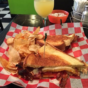 Stella's - I just had the most amazing grilled cheese sandwich ever.  I added bacon and tomato. I highly recommend.  Server Mary is great as always. - Delis Near Me - Gulfport, Florida