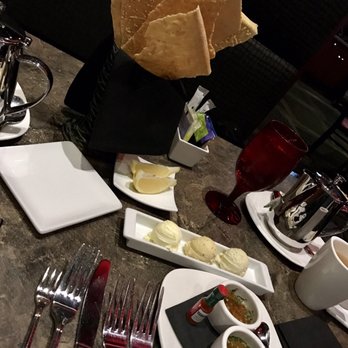 Blackfish - Nice table setting and foods - Seafood Near Me - Tulalip, Washington
