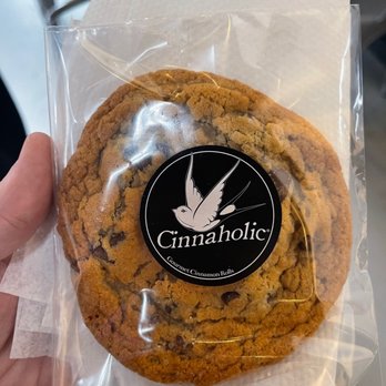 Cinnaholic - I got a chocolate chip cookie & loved it. Very fresh & soft chocolate chips. Can tell it's made fresh in store daily. - Bakeries Near Me - Tulsa, Oklahoma