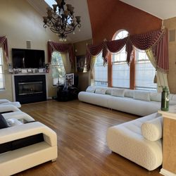 Jubilee Furniture - L shape sectional sofa & 2 chairs
