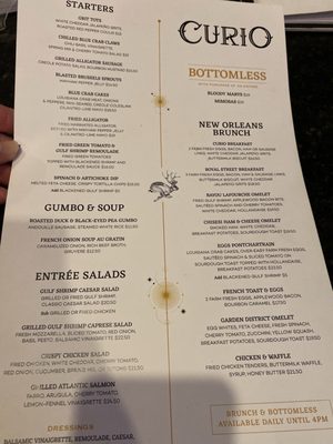 Menu photo 7 Curio Bistro New Orleans, LA Menu photo 7 Curio Bistro New Orleans, LA