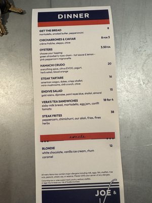 Menu photo 7 Joe & Vera's Savannah, GA Menu photo 7 Joe & Vera's Savannah, GA