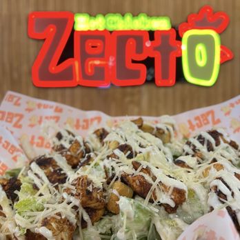 Zecto Hot Chicken - Caesar salad with spicy grilled hot chicken - Chicken Wings Near Me - Fullerton, California Zecto Hot Chicken - Caesar salad with spicy grilled hot chicken - Chicken Wings Near Me - Fullerton, California