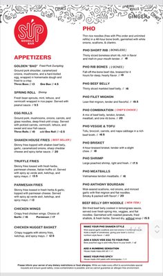 Menu photo 3 SUP Noodle Bar - Irvine Irvine, CA Menu photo 3 SUP Noodle Bar - Irvine Irvine, CA