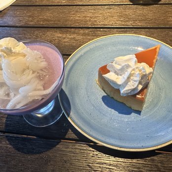 Avenida Restaurant - Ube Panna Cotta and Leche Flan - Filipino Near Me - San Mateo, California