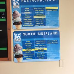 McBuns Bakery - Ice cream flavors.