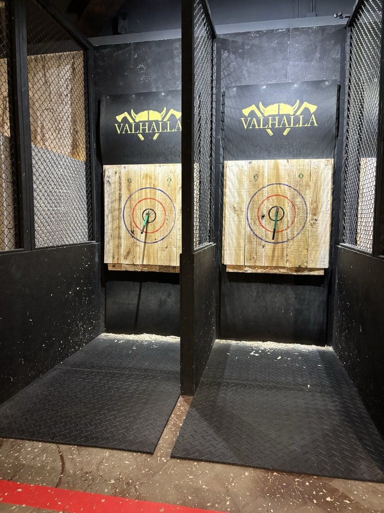 Valhalla Indoor Axe Throwing Logo