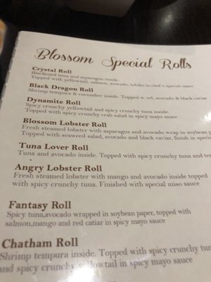 Menu photo 2 Blossom Asian Bistro Chatham Township, NJ