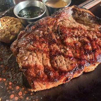 Char-Kol - I had the dry aged New York strip with chimmichuri sauce - Steakhouses Near Me - Freehold, New Jersey