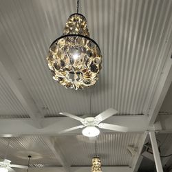 Jinks Creek Waterfront Grille - Inside, cool lamps